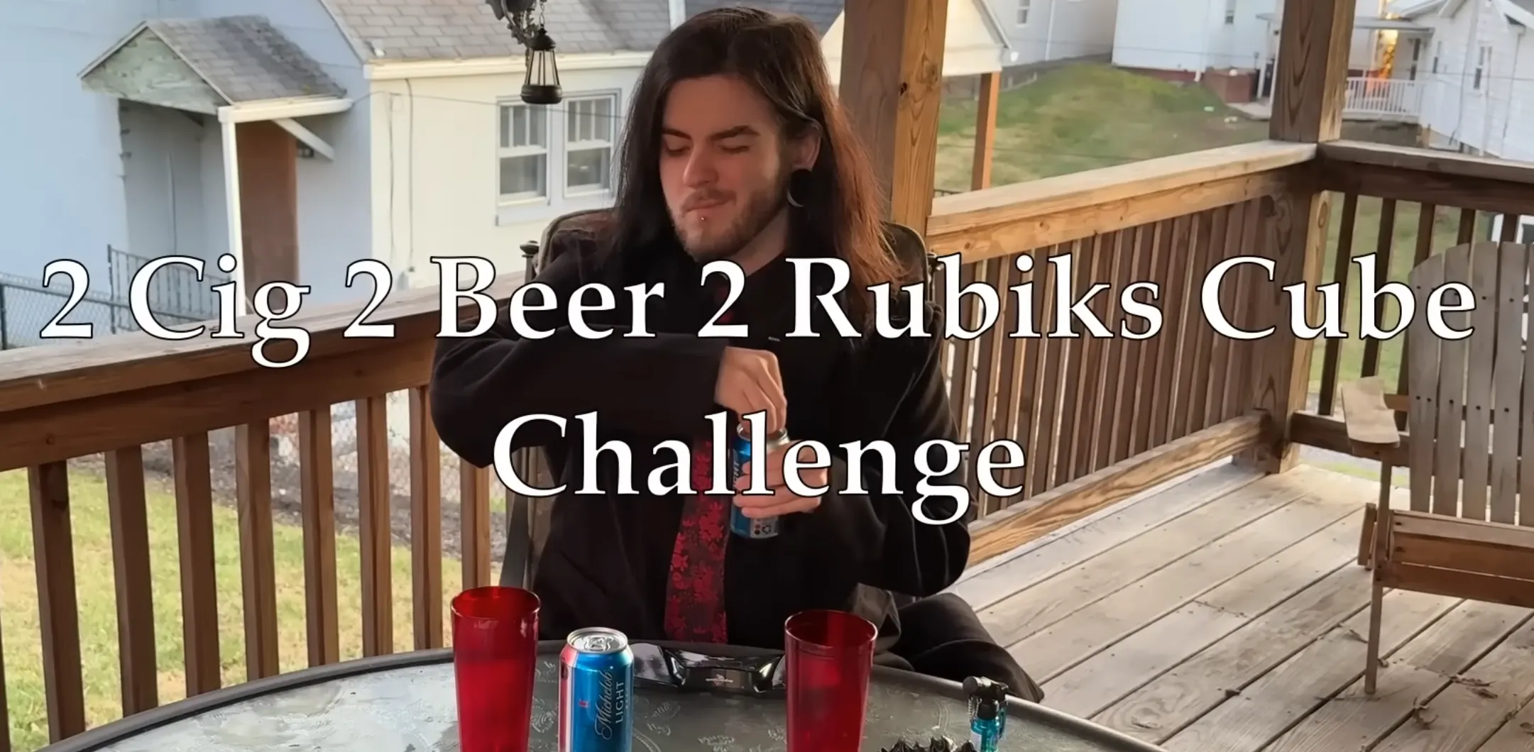 2 Beers 2 Cigarette 2 Rubiks Cube